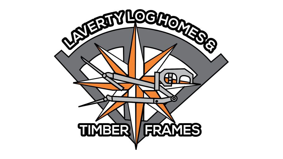 Laverty Log Homes logo original